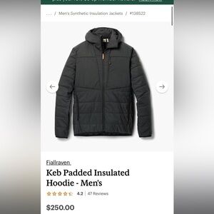 FJALLRAVEN Men’s Keb Padded Hoodie